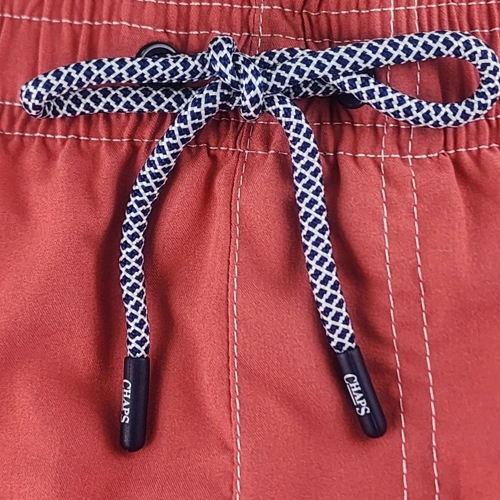 Chaps Mens XL Salmon Pink Board Shorts Swim Trunks